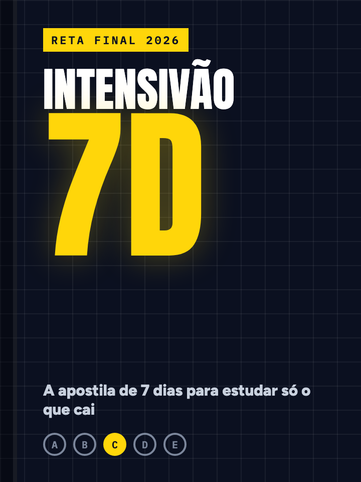 Capa da apostila Intensivão 7D